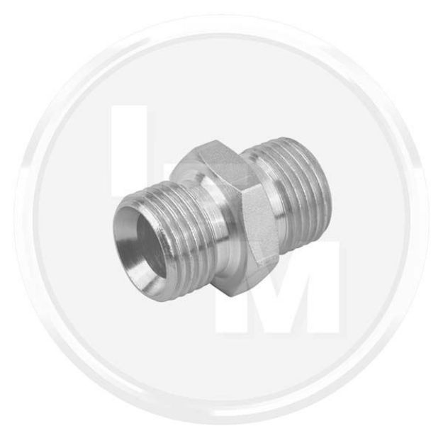 Picture of 1/2" x 27 x 2mm Pitch Metric Male Adaptor