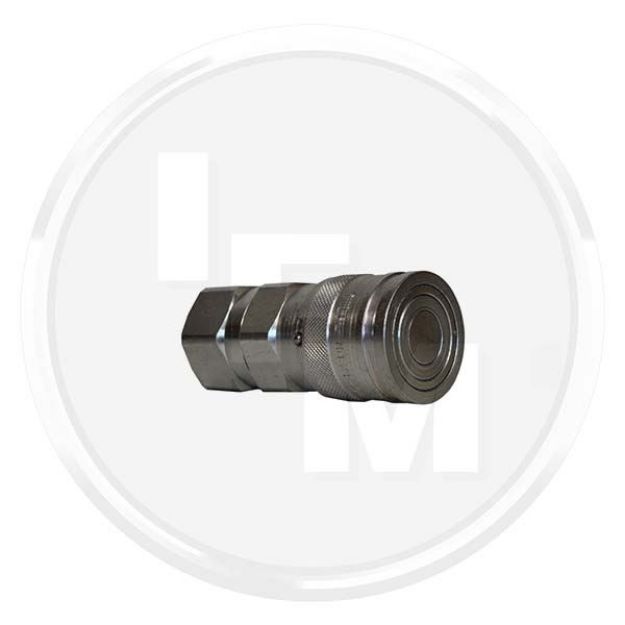 Picture of 1/2" Female Flat Face Quick Release  Coupling - 3EQRFCF10-02