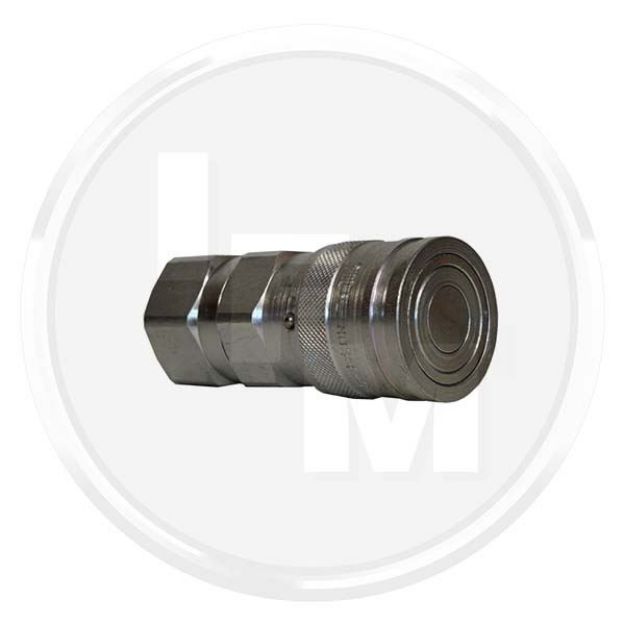 Picture of 1 1/4" FEMALE FLAT FACE Quick Release Coupling