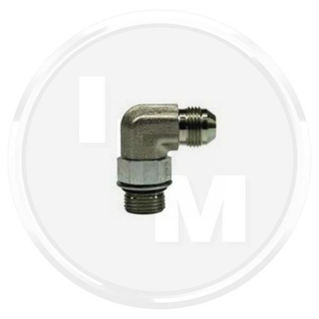 Picture of 1/2X 3/4  BSP/JIC 90 C/W L/NUT