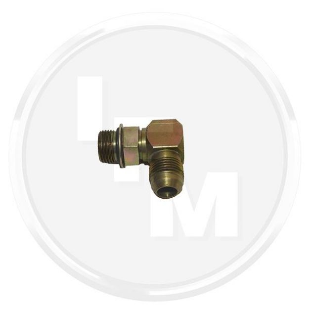 Picture of 11/16X11/16 JIC 90 C/W LOCKNUT