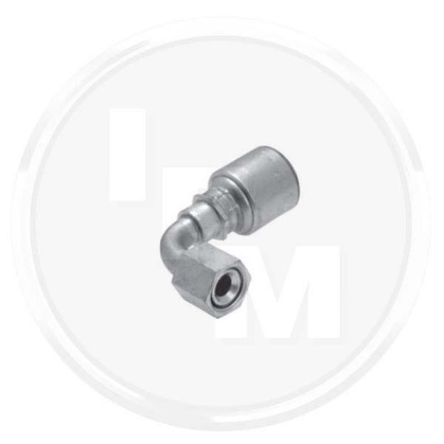 Picture of 6G6FSX90  Female SAE 90° Elbow 45° Cone