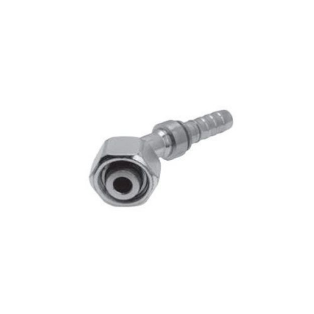 Picture of 10GS18FDLORX45 - Female DIN 45° Elbow 'O' Ring swivel (Light Series) - 24° Cone