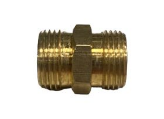 Picture of 3/8 STRAIGHT BRASS COMPRESSION