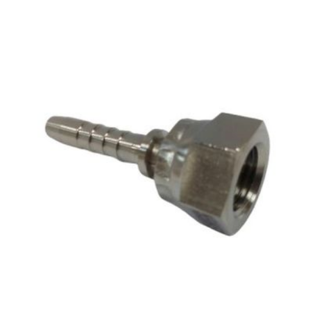 Picture of 1/2 90' BSP S/STEEL FEMALE 3/8 HOSE INSERT