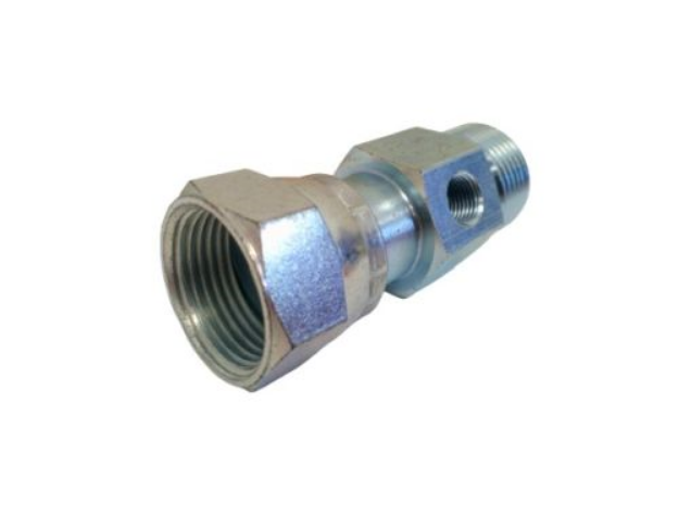 Picture of 9/16 M ORFS X 9/16 F ORFS X 1/8 BSP TPOINT
